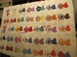 Machined quilt 82x70 (good shape)