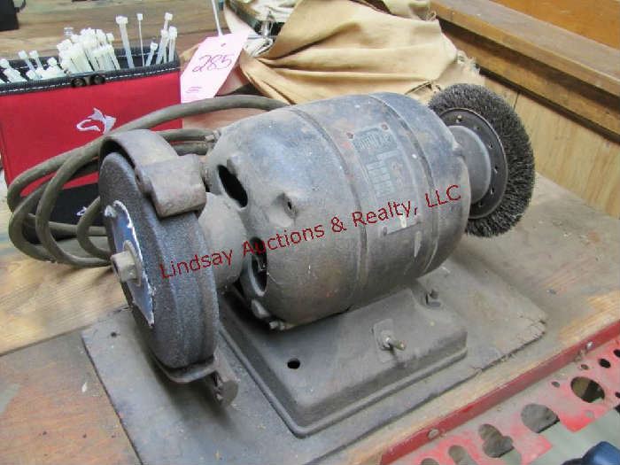 Dunlap bench grinder w/ wire wheel