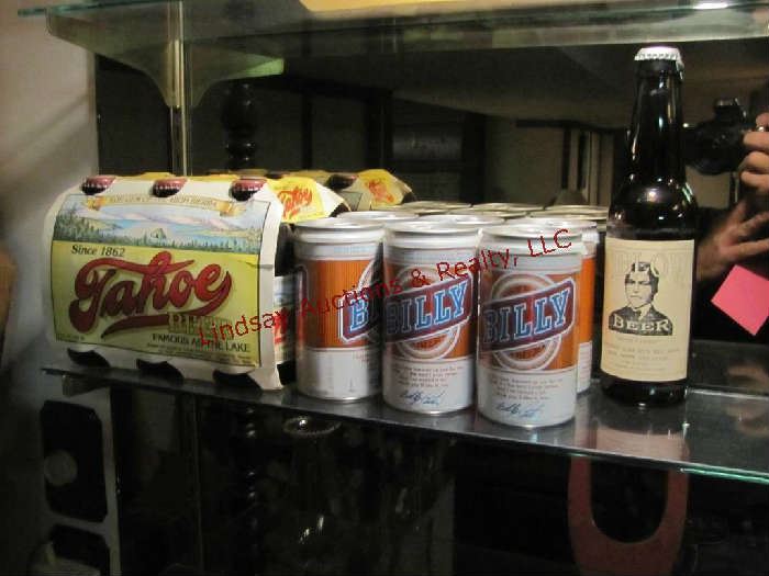 Beer advertising: 6 pack Billy, 6 pack Tahoe & tiblow bottle