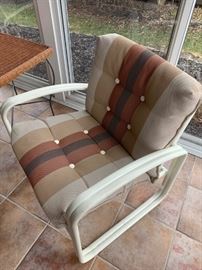 Patio chairs, two available