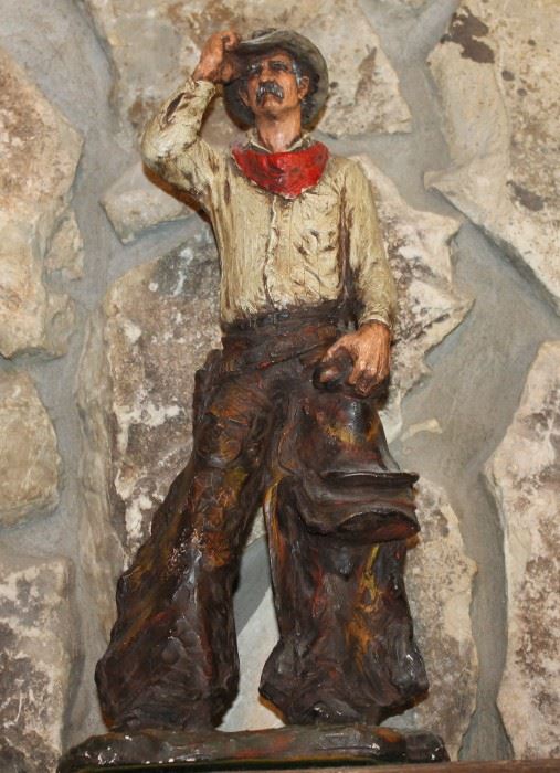 1970s Western Statue