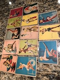 Vintage Pin Up Girl Cards (Gum inc)