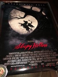 Sleepy Hollow Double Sided Movie Theater Poster
