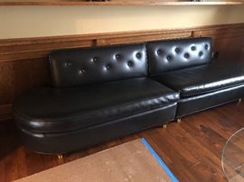 Retro Naugahyde Couch