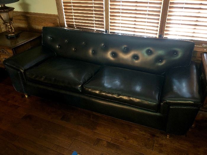 Retro Naugahyde Couch