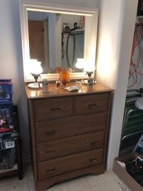 Chest of Drawers, Lamps 