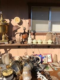 Lanterns, Vintage Glass, Brass Lamps...