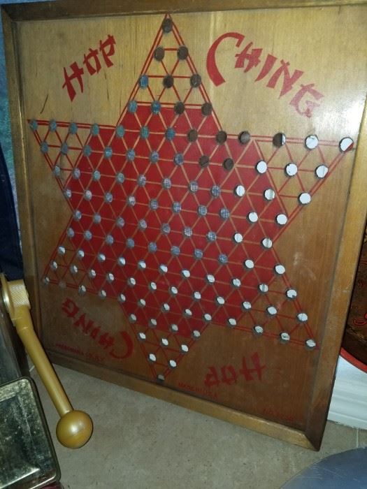 Vintage Chinese Checkers Board