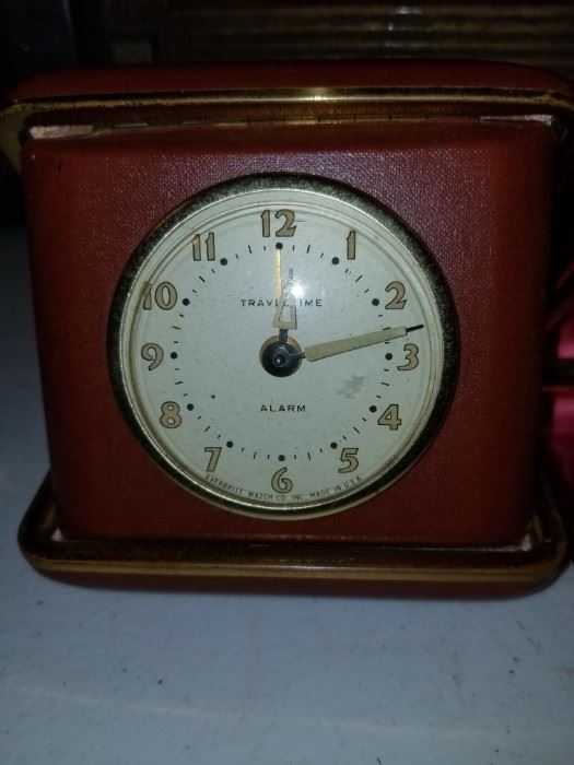 Vintage Everbrite Travel Time clock