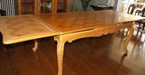 Oak Refractory Table - opens to seat 14-16