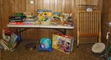Assorted children's books, games and puzzles
