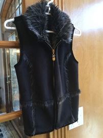 Faux fur vest from Lisa