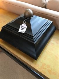 Decorative, velvet lined storage box. Now just $25! (Has gold trim on the base)