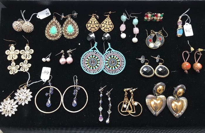 Unless marked, earrings are now just $5/pair! 