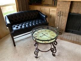 Chesterfield style love seat 