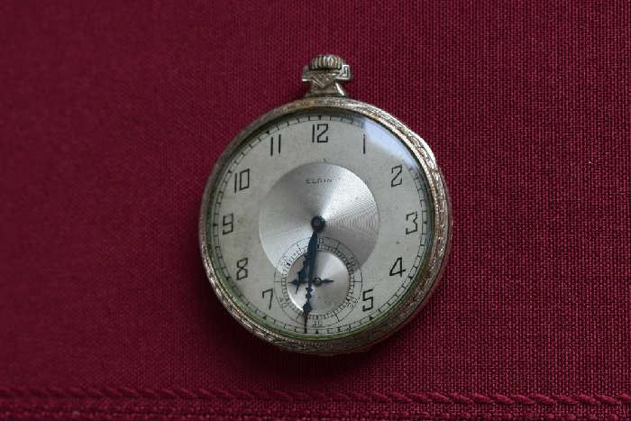14K GOLD FILLED POCKET WATCH (NOT WORKING)