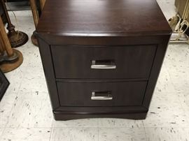 Night stand matches mirror