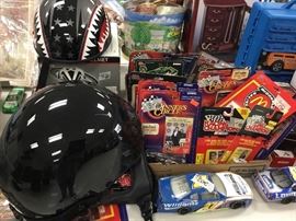 Helmets and more racing items