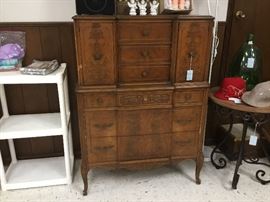 Vintage chest on chest