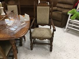 Better picture of the arm chair (2) that goes with the table