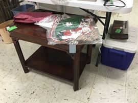 Small square table & Miscellaneous