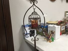 Candle in stand