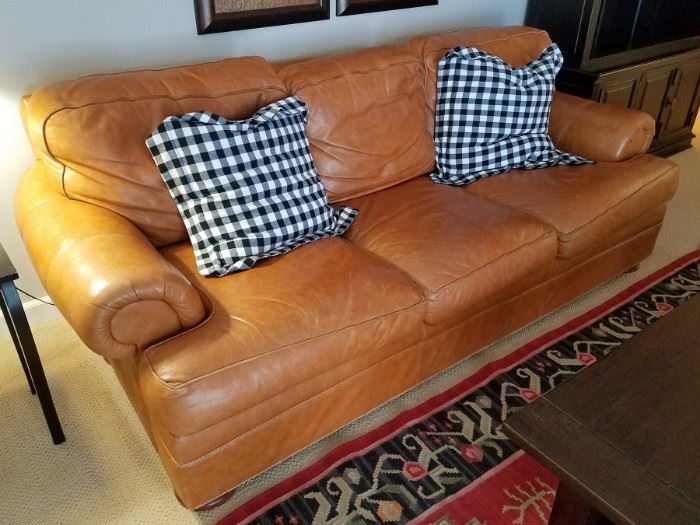 Thomasville leather couch $550