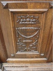 PAIR of ANTIQUE Highly Carved and Ornate Continental 3 Piece Hunt Cupboards with Full Figure Carvings and Griffins
Located Inside – Auction Estimate $1000-$3000