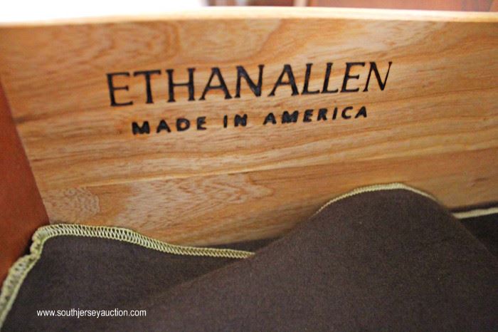 BEAUTIFUL Mahogany Banded and Inlaid 2 Door 2 Drawer Brandy Board with Brass Gallery and Bell Flower Inlay by “Ethan Allen Furniture”
Located Inside – Auction Estimate $700-$1200