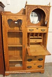 ANTIQUE Oak Carved Secretary Bookcase (Side by Side)
Located Inside – Auction Estimate $300-$600