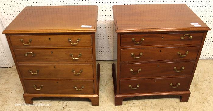 PAIR of Mahogany 4 Drawer Bachelor Chest by “Biggs Furniture”
Located Inside – Auction Estimate $300-$600