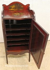 ANTIQUE Mahogany Vernis Martin Paint Decorated Style Music Cabinet
Located Inside – Auction Estimate $200-$400
