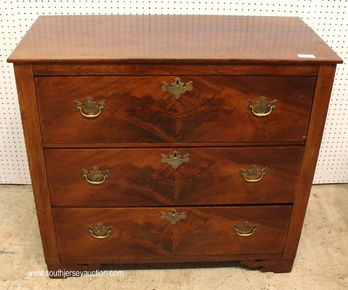ANTIQUE Burl Mahogany 3 Drawer Chest
Located Inside – Auction Estimate $200-$400