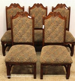 NICE Contemporary 12 Piece Carved Burl and Banded Mahogany Dining Room Set Table with 10 Chairs –
Table has 1 Leaf
Located Inside – Auction Estimate $600-$1200