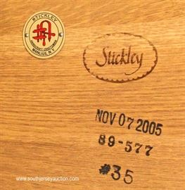 Mission Oak Tile Top 2 Tier Side Table by “Stickley Furniture”
Located Inside – Auction Estimate $300-$600