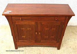 SOLID Cherry One Drawer 2 Door Server in the Arts and Craft Style by “Stickley Furniture”
Located Inside – Auction Estimate $400-$800