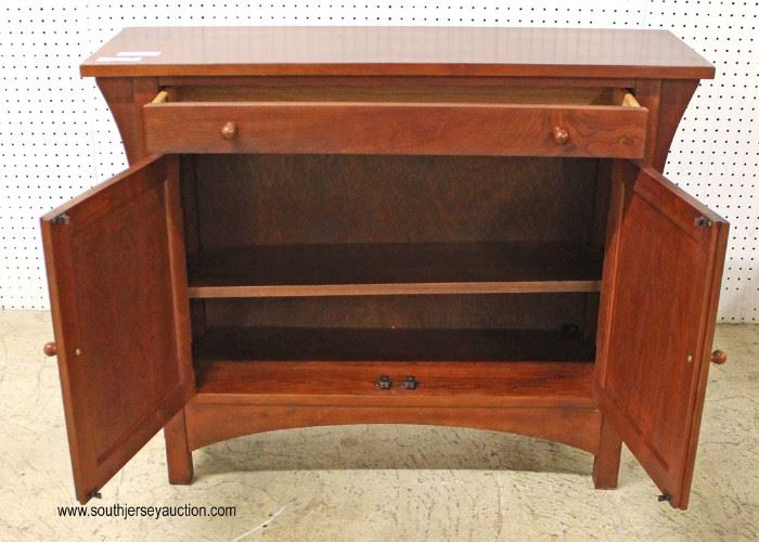 SOLID Cherry One Drawer 2 Door Server in the Arts and Craft Style by “Stickley Furniture”
Located Inside – Auction Estimate $400-$800
