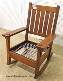 Mission Oak Rocker by “Stickley Furniture”
Located Inside – Auction Estimate $200-$400