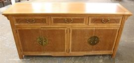 SOLID Mahogany Asian Inspired Buffet by “Hekman Furniture”
Located Inside – Auction Estimate $200-$400