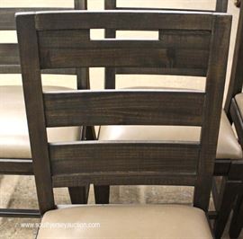 NEW Country Style 7 Piece Plank Top Dining Room Table and 6 Chairs
Located Inside – Auction Estimate $400-$800