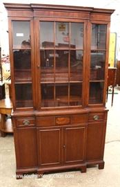 One of Several Mahogany China Cabinets
Located Inside – Auction Estimate $100-$300