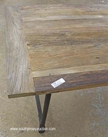 Industrial Style Natural Finish Plank Top Pipe Leg Breakfast Table
Located Inside – Auction Estimate $100-$300