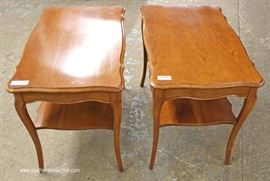 PAIR of SOLID Cherry End Tables
Located Inside – Auction Estimate $50-$100