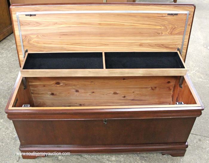 Burl Mahogany Contemporary Cedar Chest by “Powell Furniture”
Located Inside – Auction Estimate $100-$200