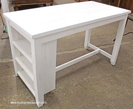 Country Style Plank Top Kitchen Island with Recipe Book Case
Located Inside – Auction Estimate $100-$300