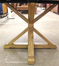 Reclaim Wood Style Round Kitchen Table with Cross Buck Country Style Legs
Located Inside – Auction Estimate $100-$300