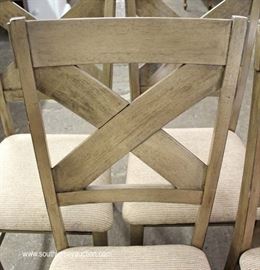 NEW Country Style 9 Piece Cross Buck Dining Room Table with 8 Chairs Table has Self Storing Leaf
Located Inside – Auction Estimate $500-$1000