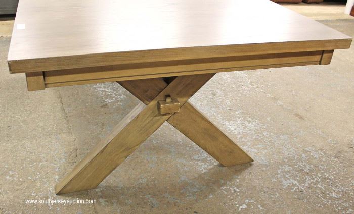 NEW Country Style 9 Piece Cross Buck Dining Room Table with 8 Chairs Table has Self Storing Leaf
Located Inside – Auction Estimate $500-$1000