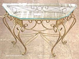 Iron and Glass Decorator Console
Located Inside – Auction Estimate $100-$300