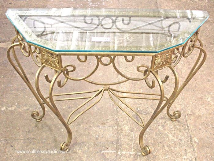 Iron and Glass Decorator Console
Located Inside – Auction Estimate $100-$300